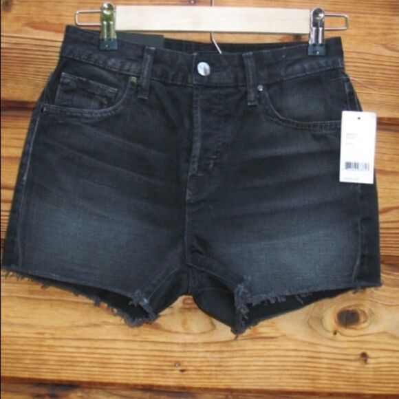 NWT J Brand Black High Waist Jeans Shorts - Picture 4 of 10